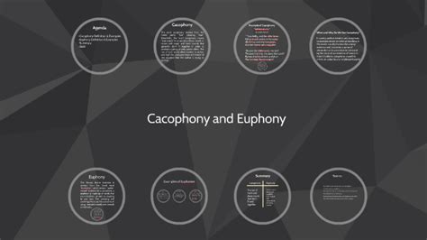 Cacophony and Euphony by Martha Van ☺