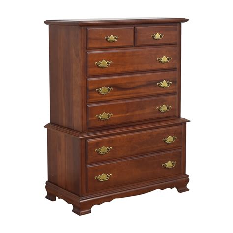 Off Seven Drawer Chippendale Highboy Dresser Storage