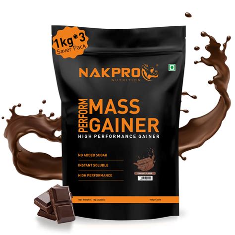 Nakpro Perform Mass Gainer Nakpro Nutrition