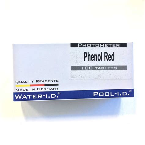 Reactivi Phenol Red Fotometru Tablete Ph Tbsph