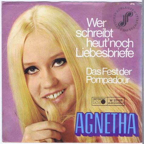 Agnetha F Ltskog Abba Rpm Single With Picture Catawiki