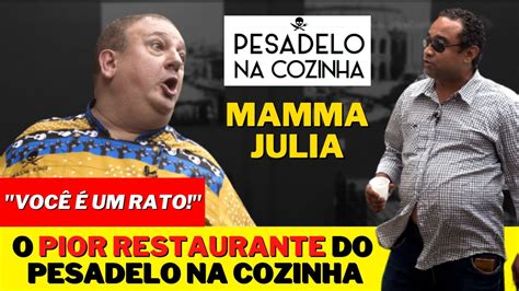 PIORES MOMENTOS MAMMA JULIA NO PESADELO DA COZINHA