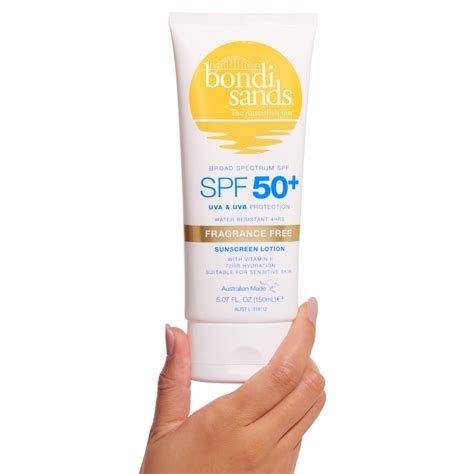 Bondi Sands Spf 50 Fragrance Free Sunscreen Lotion 150ml