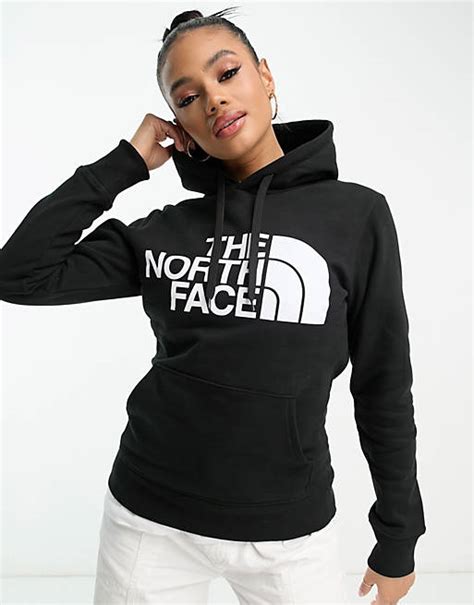 The North Face Standard Fleece Hoodie In Black Asos