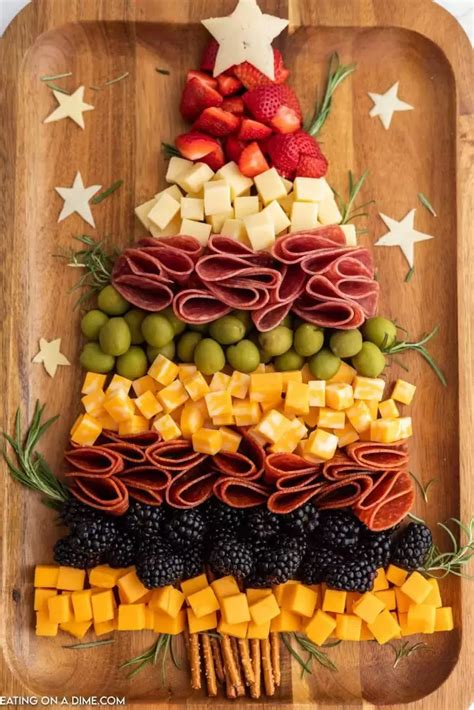 Christmas Tree Charcuterie Board Festive Party Idea Christmas