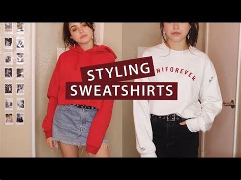 How To Style Sweatshirts My Collection Youtube