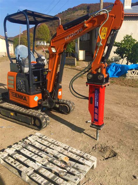 Hydraulic Hammer For Mini Excavator | Hydraulic Breaker Demo