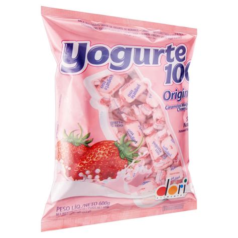 Bala Yogurte Original Iogurte De Morango Sem Gl Ten G Venda