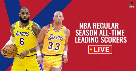 Nba Regular Season All Time Leading Scorers Live Lebron James Is