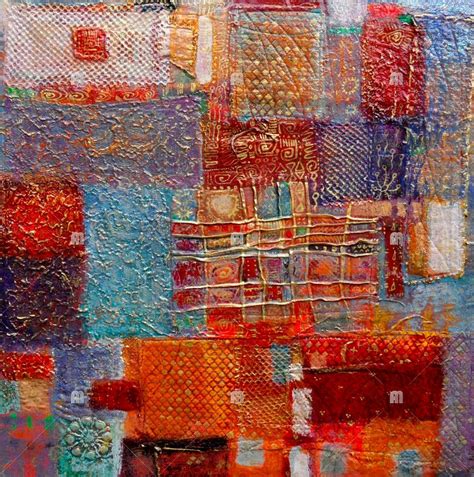 Bazaar Fabric Art Art Quilts Textile Fiber Art