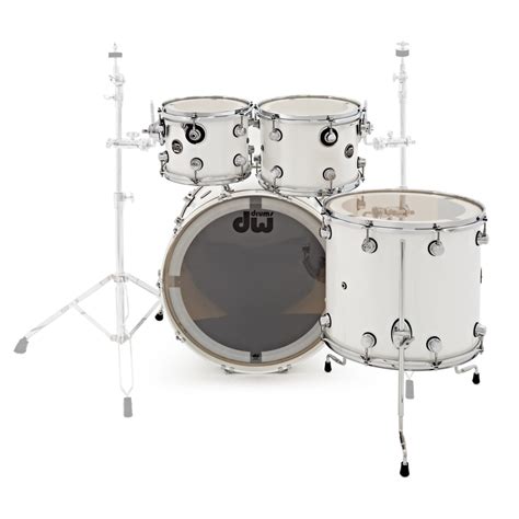 Dw Drums Performance Series 22 4 Piece Shell Pack White Ice At Gear4music