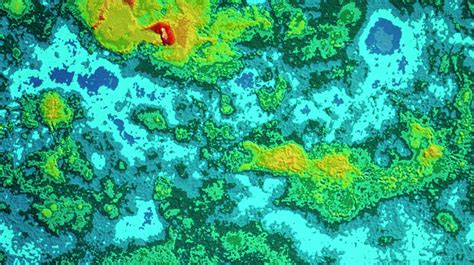 Pioneer Venus Radar Map Of The Surface Of Venus Photograph By Nasa