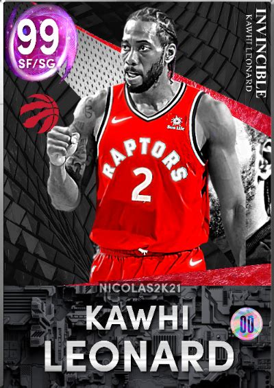 Nba K Kdb Custom Card Scorcher Temp Kawhi Leonard Invincible