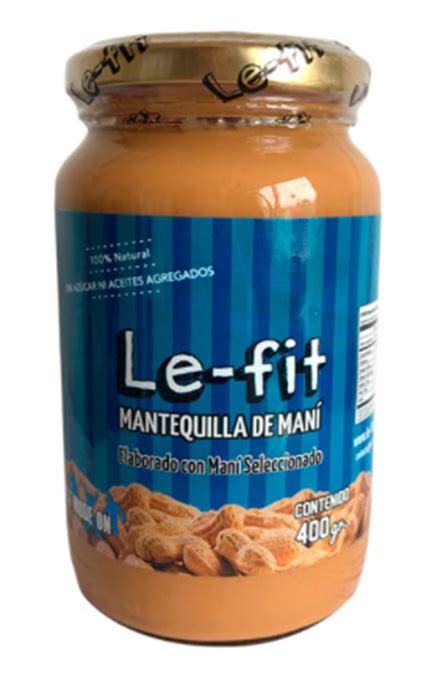 Mantequilla De Maní Le Fit Natural La Alacena