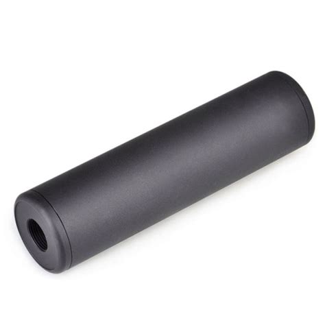 Metal 130x35mm Smooth Style Silencer 14mm Ccw