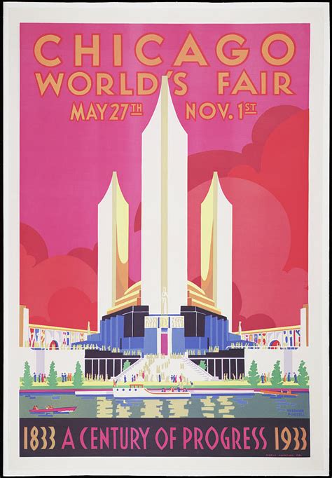 Chicago, 1933 Drawing by Worlds Fair Posters - Fine Art America