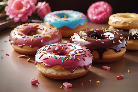 Donut With Sprinkles Isolated Photo | JPG Free Download - Pikbest