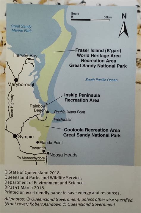 Cooloola Recreation Area Camping Permit Map Tide Times Weather Qld