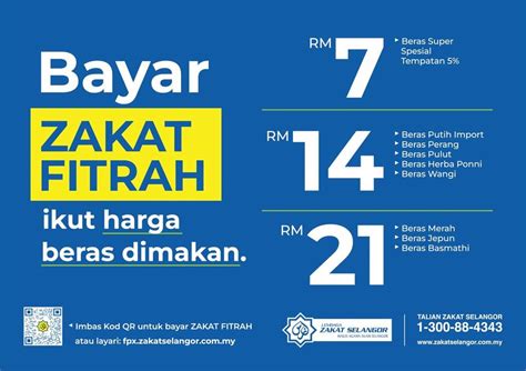 Dikenakan Mengikut Kadar Beras Yang Dimakan Tunaikan Bayaran Zakat