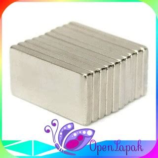 Jual Magnet Neodymium Kotak Uk 20x10x1 5 Strong Magnet Magnet Neodymium