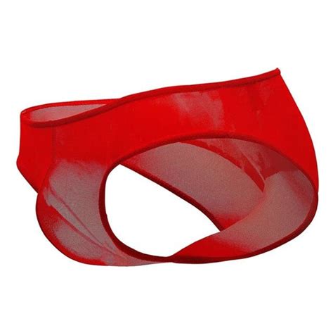 See Through Femboy Panty Femboy Lingerie Sissy Lingerie For Men Silk Panty 2 Pack Red Black