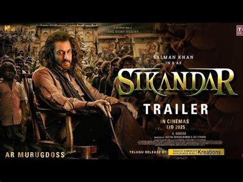 Sikandar Official TRAILER Salman Khan Sajid Nadiyawala AR