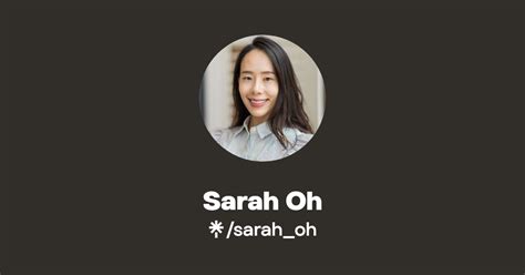 Sarah Oh Linktree