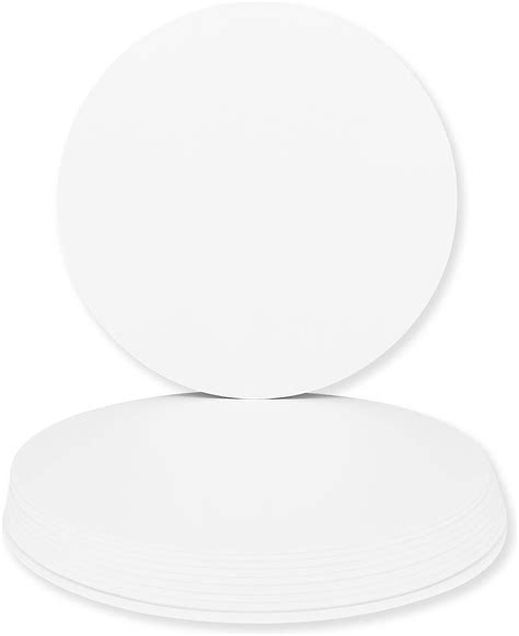 TAKUZA 10 Stk Tortenunterlage Rund Cake Board Cakeboard Rund 18 Cm