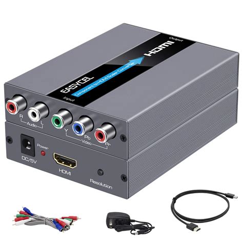 Buy Component To Hdmi Converter With Scaler Function Easycel Ypbpr To