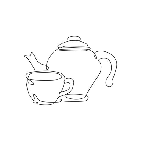 Teacup And Teapot Drawing