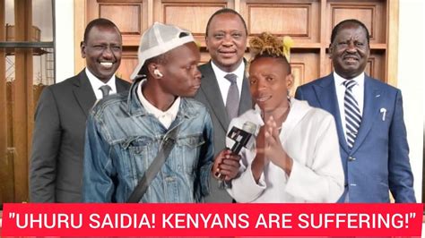 UHURU SAIDIA ERIC OMONDI PLEADS RAILA RUTO KENYANS ARE SUFFERING