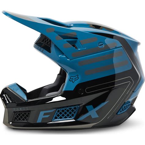 Fox Racing V Rs Ryaktr Maui Blue Motocross Helmet Helmets