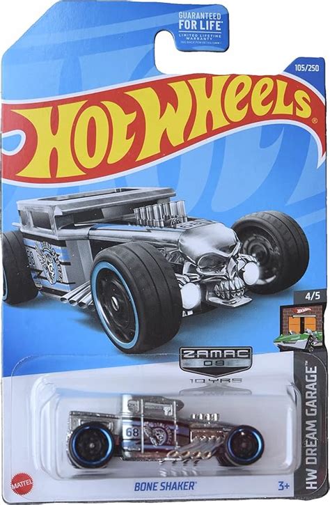 Amazon Hot Wheels Zamac Bone Shaker Dream Garage 4 5 Toys Games