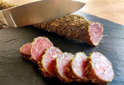 Saucisson Aux Herbes Romarin Vente Saucisson Sec En 2023