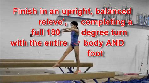 Usag Aau Gymnastics Level 5 Balance Beam Routine Tutorial 2005 2013