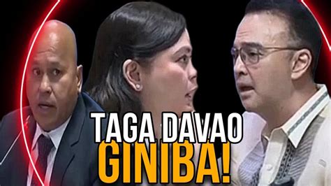 Sen BATO KINAMPIHAN Si VP SARAH Sa BANGAYAN GIGIBAIN Ang DAVAO CITY