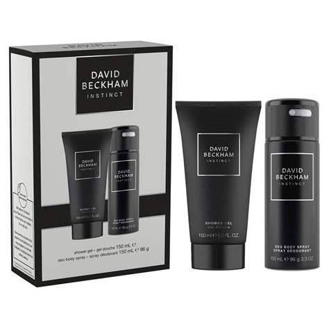 Buy David Beckham Instinct Shower Gel Body Spray Set 150ml Online At