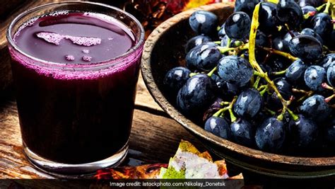 Pulpy Grape Juice Recipe - NDTV Food