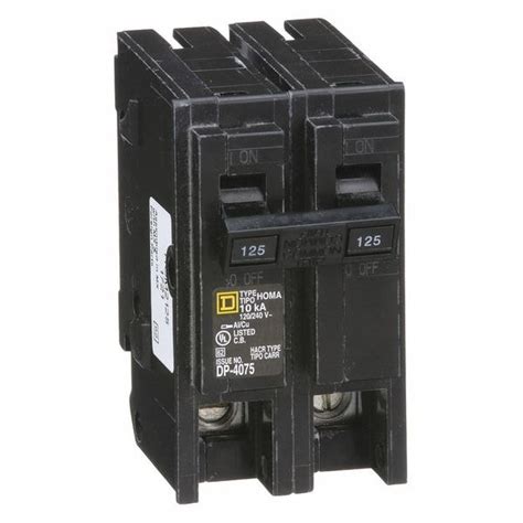 Square D A Pole Miniature Circuit Breaker Hom V Ac