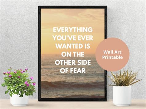 Printable Wall Quote Inspirational Quote George Adair Quote Wall Art Etsy