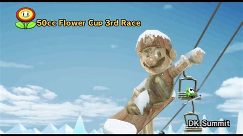 Mario Kart Wii Gameplay Flower Cup 50cc YouTube