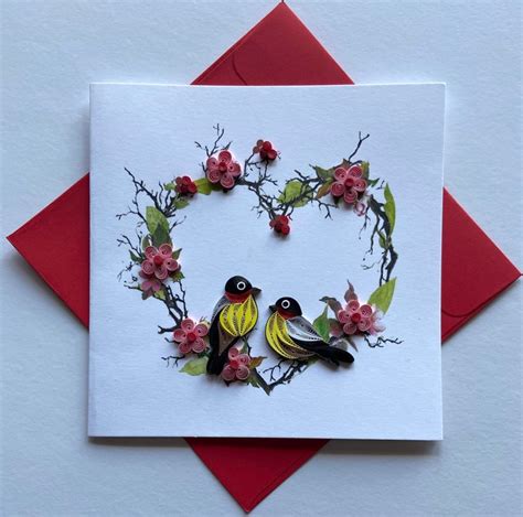 Quilling Designs For Valentine Cards