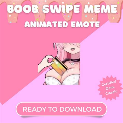 Sexy Boob 18 Animated Emote For Twitch And Discord Twitch Emotes Discord Emotes Emotes For