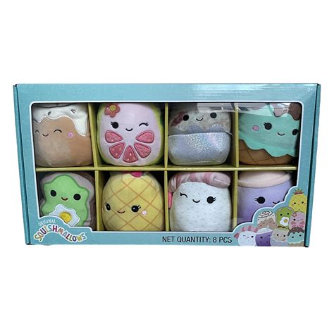 Buy Squishmallows Official Kellytoy Box Set Of 8 5 Inch Food