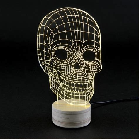 Skull Lampe Leds Lampes De Table Studio Cheha Par