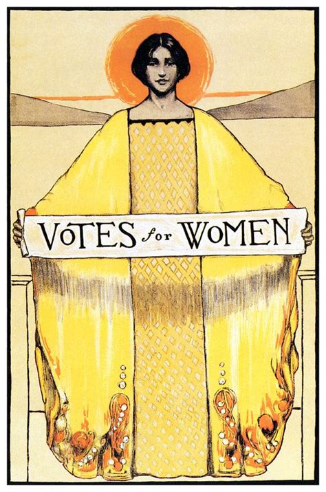 Votes For Women Poster Women S Suffrage Movement Equality Equal Rights Art Nouveau Vintage