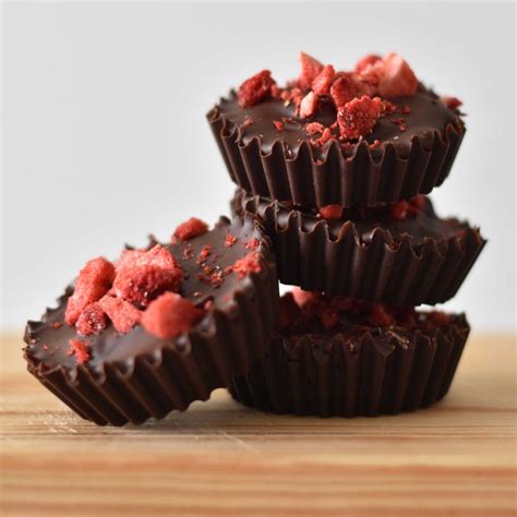 Vegan Valentines Day Strawberry Chocolate Cups Anne Travel Foodie