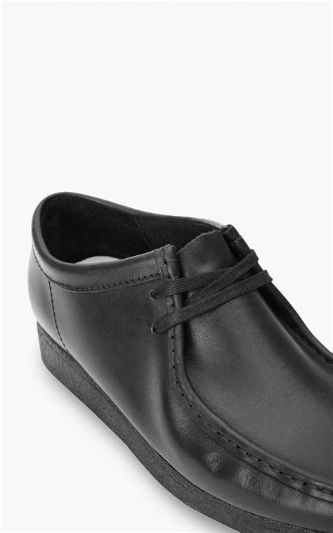 Clarks Wallabee Leather Black | Cultizm