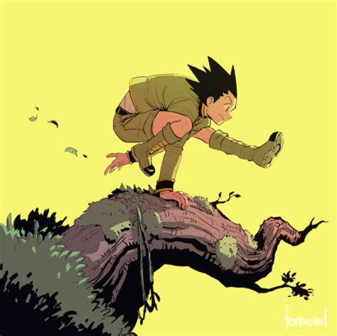 Wild Boy Gon Running Around On All Fours Hunter Anime Hunter X