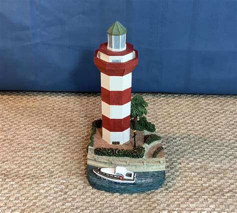 Sea Pines Lighthouse Harbor Lights 415 1997 Vintage Used - Etsy